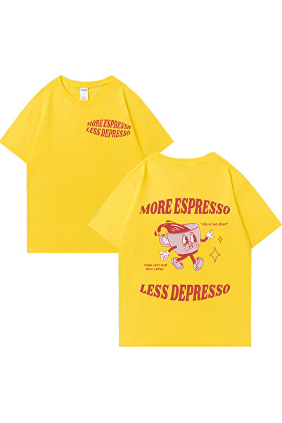 Drippy تي شيرت Vintage Cartoon أكثر إسبرسو أقل ديبريسو ميمي - فن البوب للرجال...