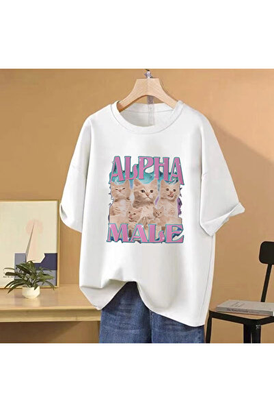 Drippy NOVO Slatka mačka grafička majica za muškarce i žene T-shirt - kratki ...