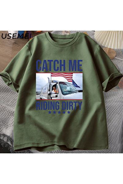 Drippy Donald Trump Trash T-shirt - Muška i ženska Pamuk majica kratkih rukav...