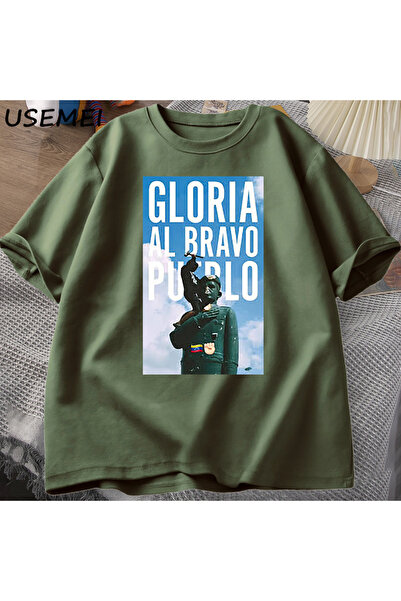 Drippy Venezuela T-shirt Muška Ženska Pamuk Majica Moda Okrugli Izrez Kratki ...