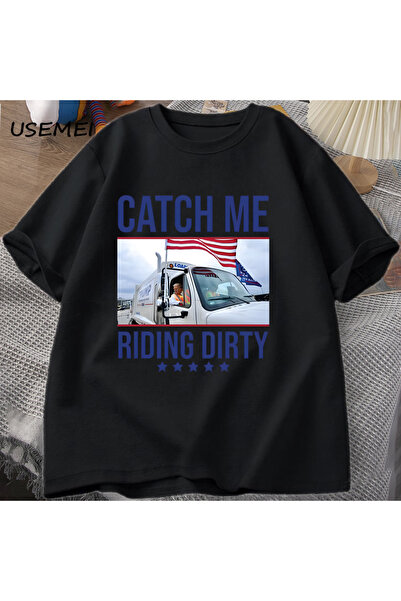 Drippy Мајица са Трамповим стицкменом, камионом за смеће, мушкарци и жене, До...
