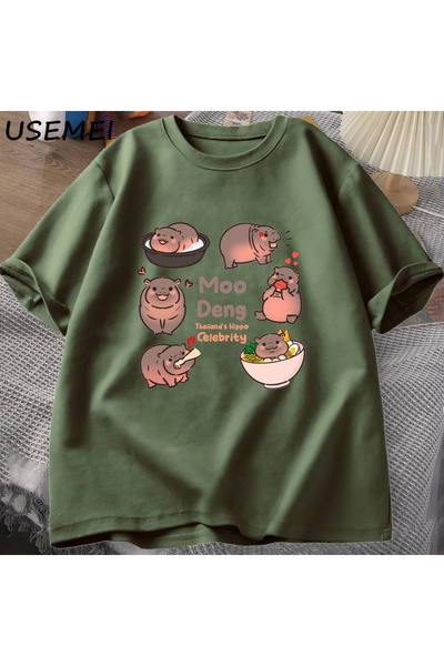 Drippy Moo Deng, skakajuća svinja, beba nilskog konja, Khao Kheow, otvoreni z...