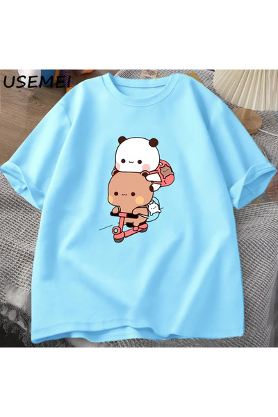 Drippy Panda i medved Brownie, smešno za muškarce D Sa deznom Vožnja bicikla ...