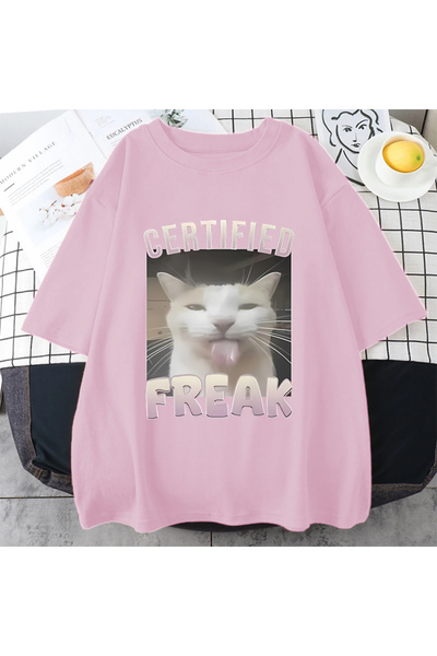 Drippy Unisex meme majica - Sertifikovana, smešan mačka dizajn, popularna pro...