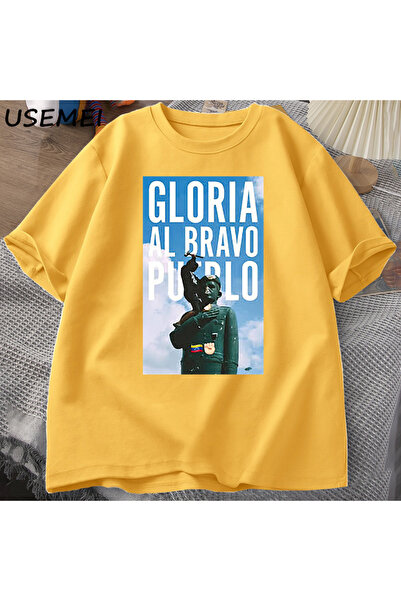 Drippy Venezuela T-shirt Muška Ženska Pamuk Majica Moda Okrugli Izrez Kratki ...