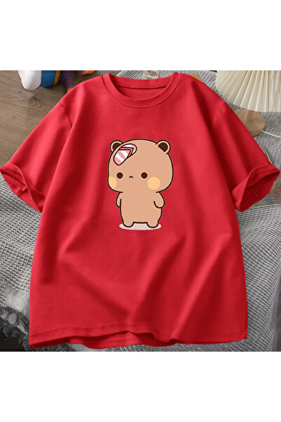 Drippy الرجال تي شيرت لطيف الكرتون بوبو دودو التي شيرت الحصان الوجه بالتخبط ر...