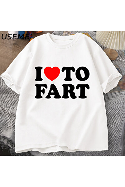 Drippy Tricou confortabil din bumbac I Love Pooping pentru bărbați - Tricou a...