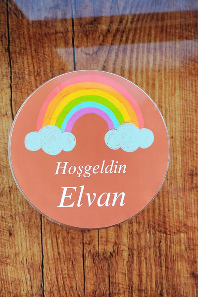 afyoresel 50 Adet Sütlü Kokolin Gökkuşağı Temalı Bebek Cikolatasi