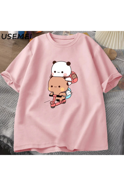 Drippy Panda i medved Brownie, smešno za muškarce D Sa deznom Vožnja bicikla ...