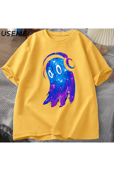 Drippy Undertale Napstablook muška majica T-shirt - ležerna Pamuk, kratki ruk...