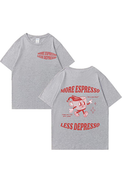 Drippy Vintage Cartoon Περισσότερο Espresso λιγότερο Depresso Meme T-shirt - ...