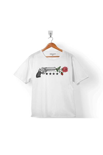 Kendim Seçtim Guns N And Roses Gun Rose i krvava pištolj dječja majica