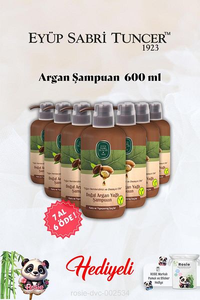 Eyüp Sabri Tuncer Eyüp Sabri Buy 7 Get 6 - Argan Shampoo and Rosie Gift Set