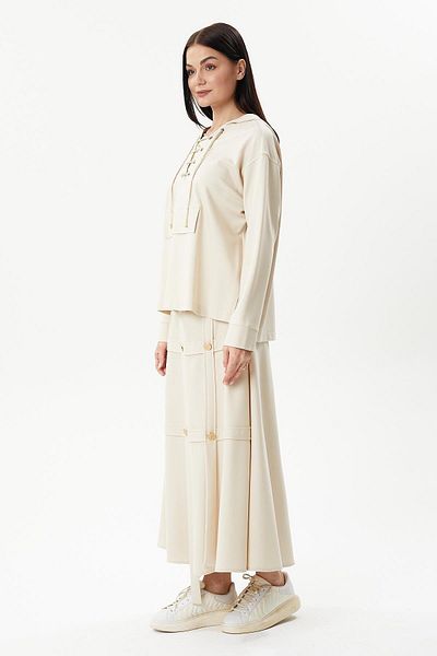 MAQ DESIGN 25Aw23001 Maq Liseset Skirt
