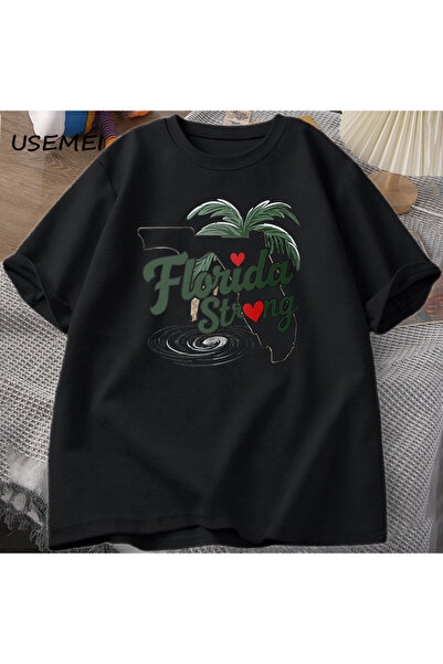 Drippy Florida Strong pamučne majice - ležerne kratke rukave T-shirt za muška...