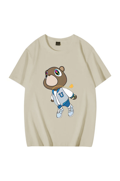 Drippy Tricou Kanye West Rap Homecoming Bear Graphic Bărbați Femei - Reducere...