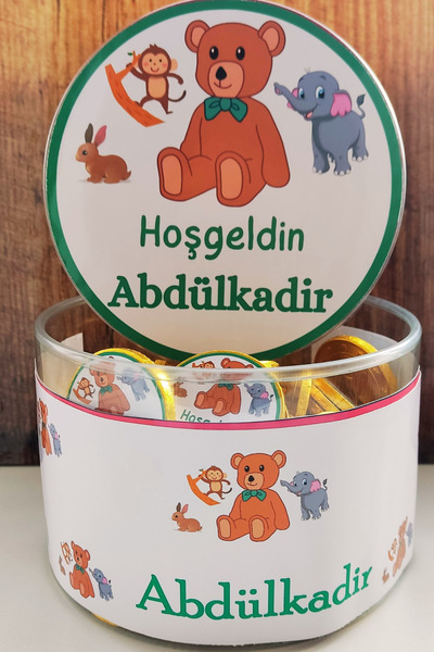 afyoresel 50 Adet Sütlü Kokolin Erkek Bebek Çikolatasi