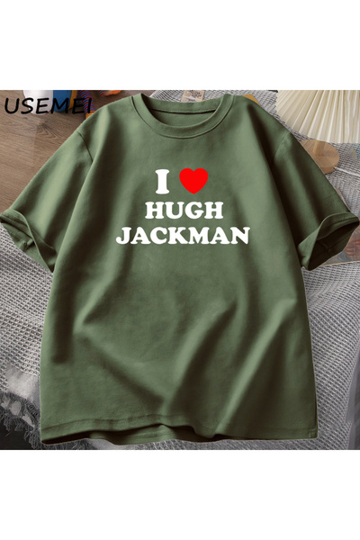 Drippy Hugh Jackman Lagana unisex pamučna majica - ležerna majica sa O izrezo...