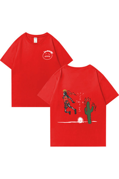 Drippy Muškarci Žene Y2k Kaktus Džek Igra Košarku T-shirt - Ležerna Moda, Pre...