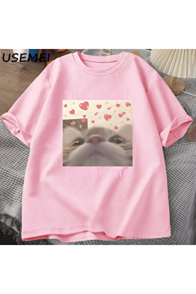 Drippy Zver u meni - Danka Cat Meme majica, nezbrkani dizajn smešnih mačaka z...