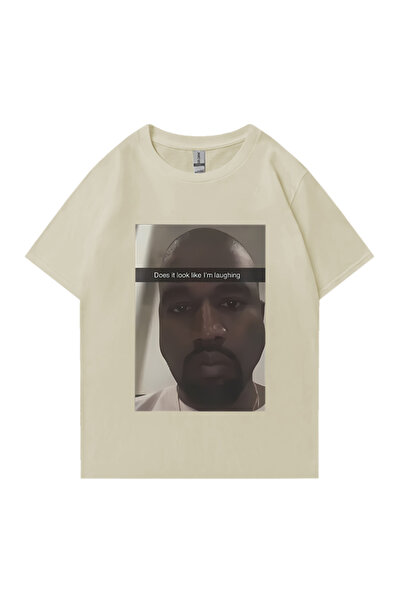 Drippy Sıcak satış Kanye West moda grafik t-shirt erkek kadın boy komik Hip H...