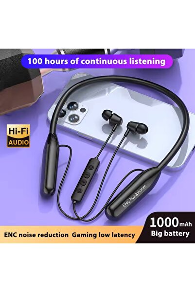 MyBlack A20 Kablosuz Bluetooh Spor Kulaklık Güçlü 1000 Mah Hifi Ses Kalitesi ...