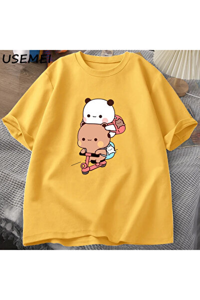 Drippy Panda i medved Brownie, smešno za muškarce D Sa deznom Vožnja bicikla ...