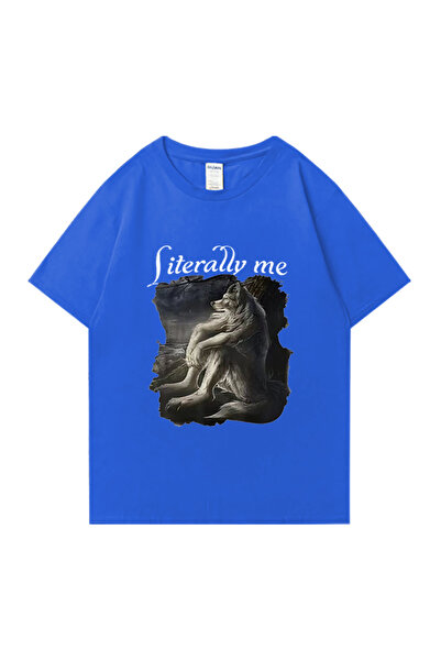 Drippy Tricou Funny Meme cu detaliu Wolf Word - Tricou clasic pentru bărbați ...