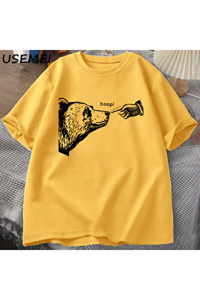 Drippy Boop Medved - Lagan kroj Pamuk T-shirt