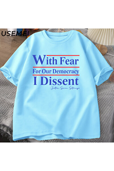 Drippy Projekat 2025 - Muška i ženska majica Dissent Democracy T-shirt, Pamuk...