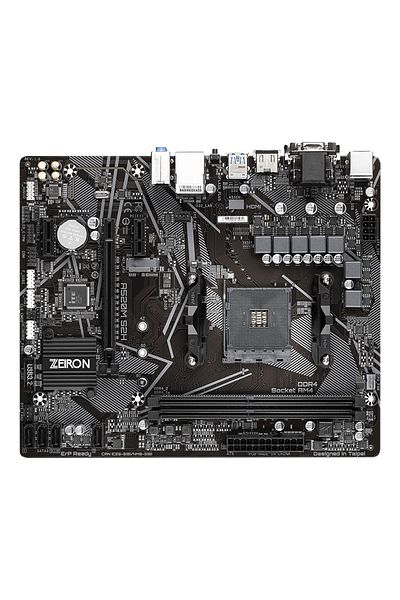 Zeiron مقبس AMD DDR4 A520-DA1 - اللوحة الأم M.2 mATX AM4 مع دعم HDMI وVGA بسرعة 3200 ميجاهرتز