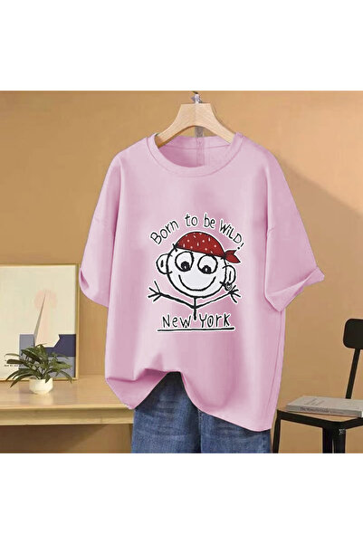 Drippy New York Graphic Sa deznom Muškarci i Žene Smešno T-shirt - Opuštena P...