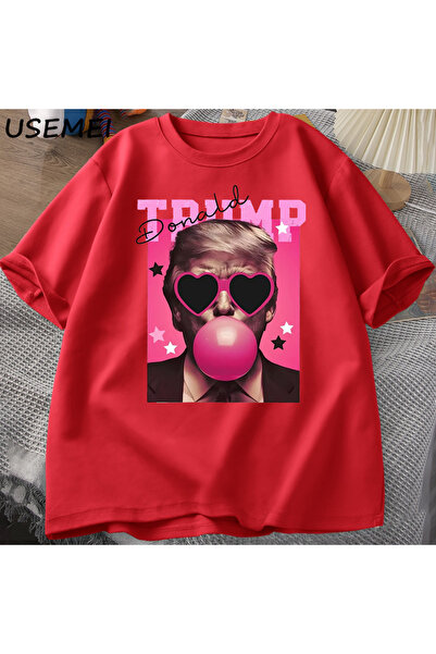 Drippy Мајице за мушкарце са Доналдом Трампом, избори, Трамп, ружичасте сунча...
