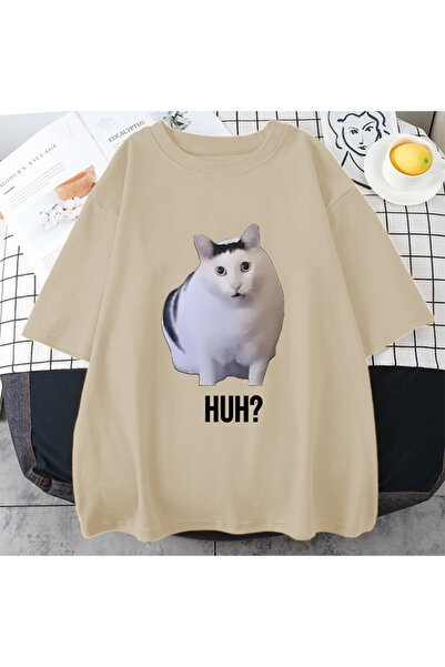 Drippy mačka Šta piše? - Smešan meme Sa deznom Muškarci i žene T-shirt, 100% ...