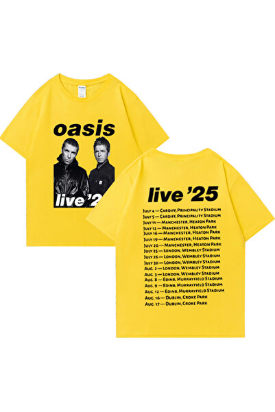 Drippy Oasis 25 Tour grafika T-shirt - Muškarci Žene, 100% Pamuk, udoban O-iz...