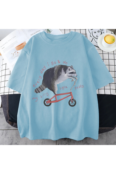 Drippy Чоловіча та жіноча футболка з принтом на грудях - Півень Афрост - Комічний курча, сертифікована, нова хіп-хоп