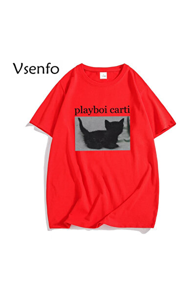 Drippy Playboi Carti Hypebeast Vintage 90-ih Rap Hip Hop T-shirt - Pamuk, Lab...