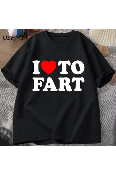 Drippy Tricou confortabil din bumbac I Love Pooping pentru bărbați - Tricou a...