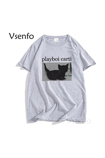Drippy Playboi Carti Hypebeast Vintage 90-ih Rap Hip Hop T-shirt - Pamuk, Lab...