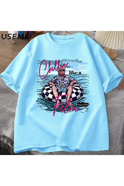 Drippy Kriminalac kao Chillin majica za muškarce i žene, smešna Trump T-shirt...