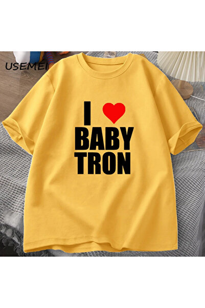 Drippy BABYTRON muška ulična odjeća T-shirt - Unisex Harajuku Pamuk, reper Sh...