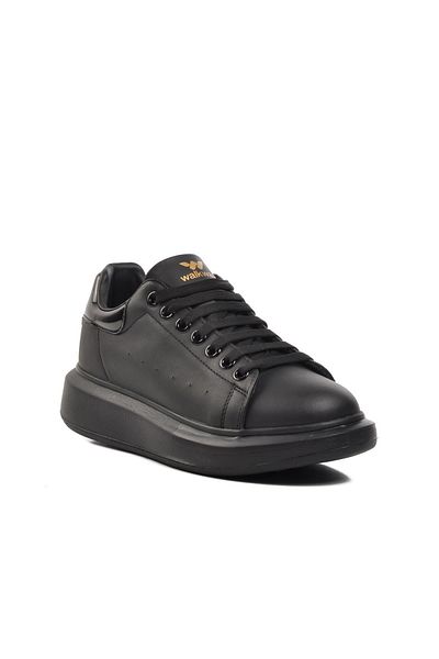 WALKWAY Damascus Wide Fit Black Men's Sneaker