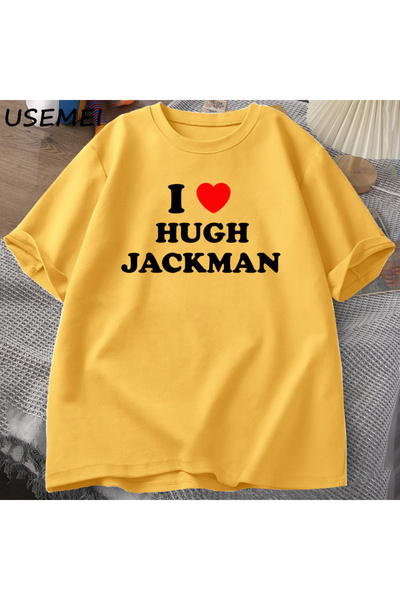 Drippy Hugh Jackman Lagana unisex pamučna majica - ležerna majica sa O izrezo...