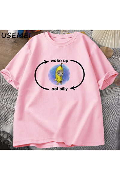 Drippy Tricou Stupid - Law of Awakening, Banana Cat, Tricou amuzant Sad Kitty...