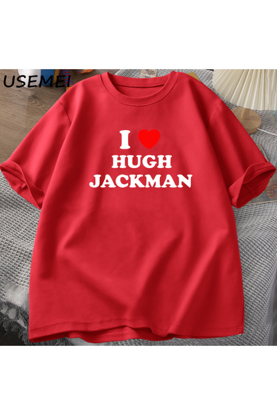 Drippy Hugh Jackman Lagana unisex pamučna majica - ležerna majica sa O izrezo...