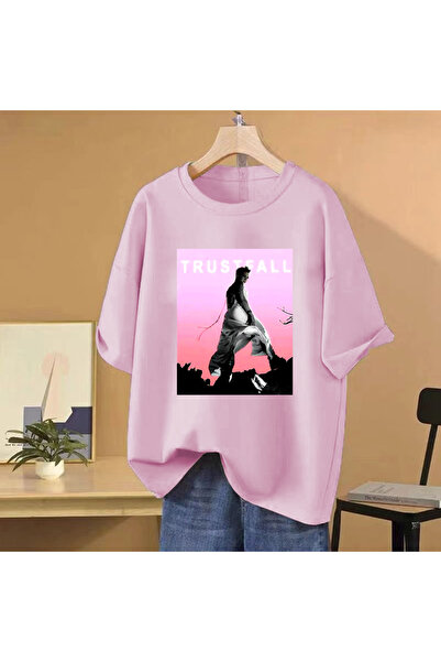 Drippy P!NK Pink Vintage Graphic Trustfall Muzička Tura Muškarci Žene Hip Hop...