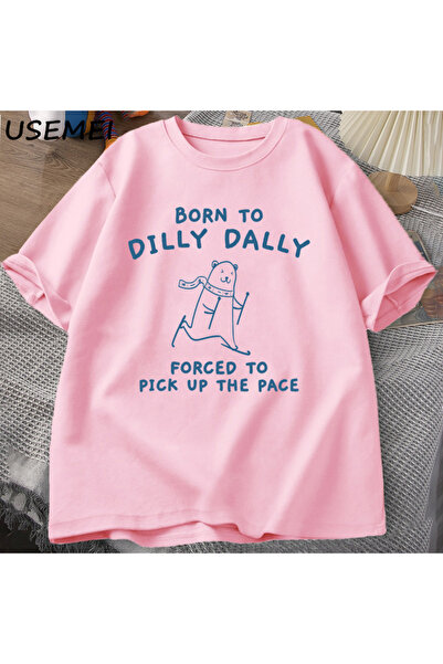 Drippy Dilly Dally muška T-shirt - Mora da ubrza tempo, smešan meme dizajn, ž...