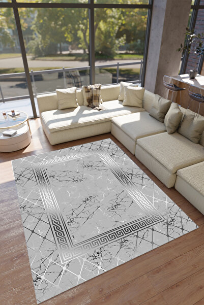 THEMODERNHANE Makinede Yıkanabilir Antialerjik Kaymaz Leke Tutmaz Salon Yatak...