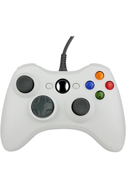 DNR Bilişim Xbox 360/Slım -PC Laptop uyumlu titreşimli USB Kablolu Oyun Kolu ...