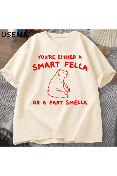 Drippy Smart Man Retro Pamuk T-shirt - Ženska i muška majica sa čudnim crtani...